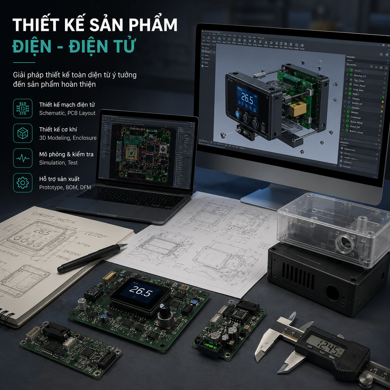 Thiết kế sản phẩm điện điện tử MIG Technology
